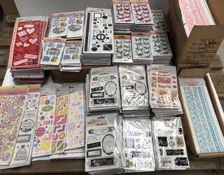 Ca. 1000x Stickervellen inclusief 3d vlinders